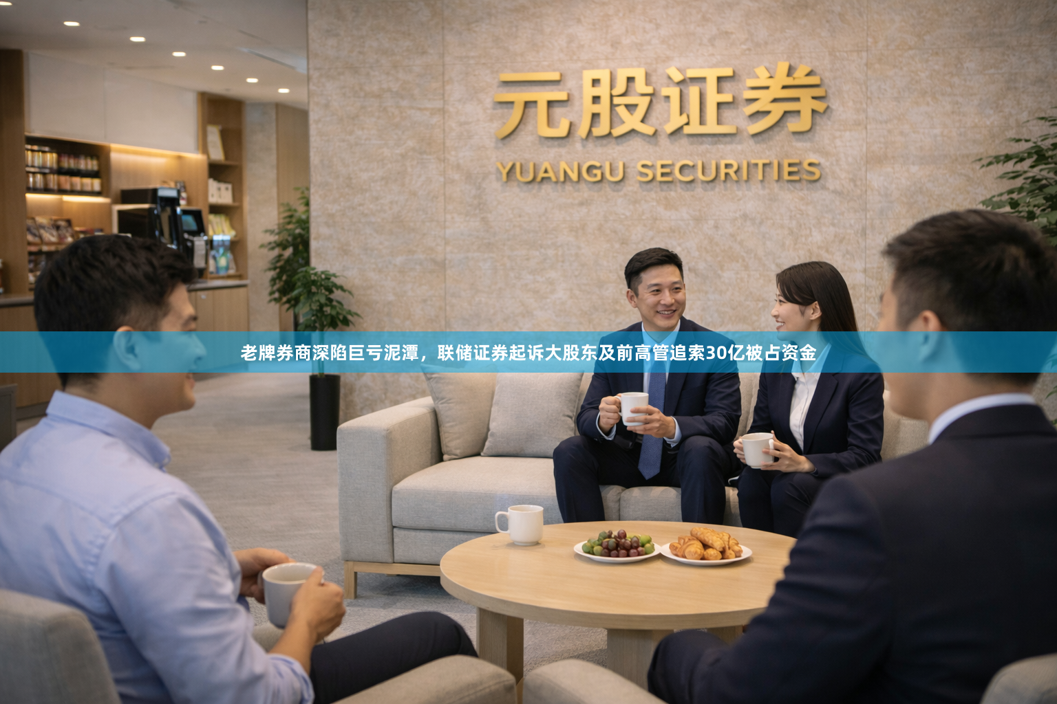 老牌券商深陷巨亏泥潭，联储证券起诉大股东及前高管追索30亿被占资金