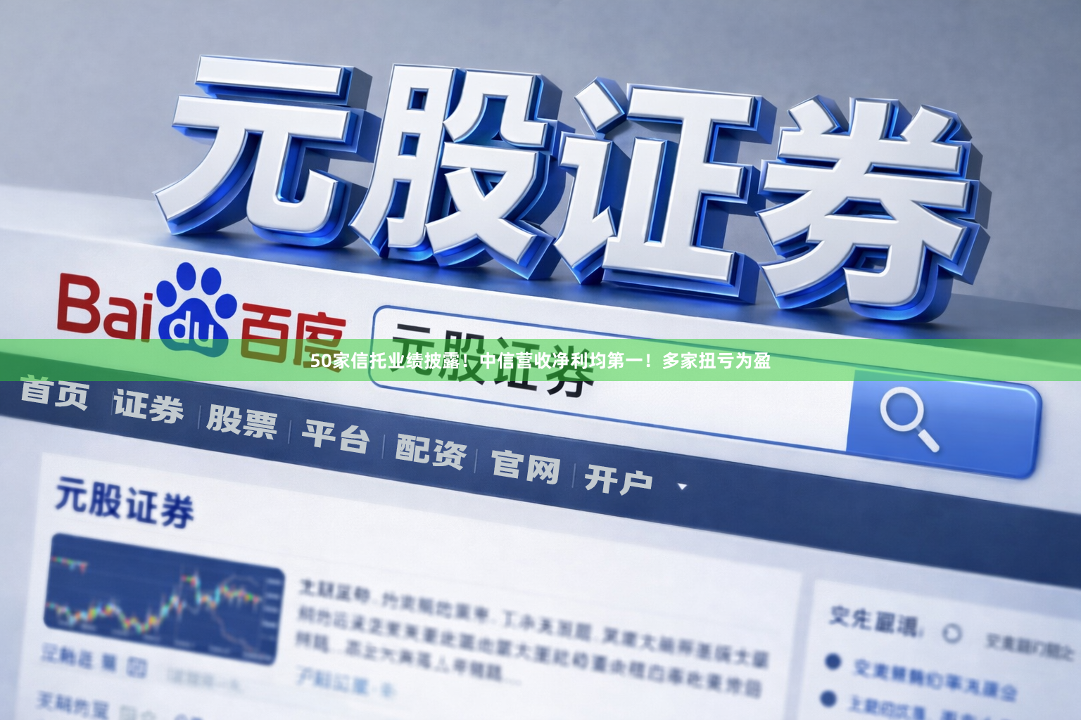 50家信托业绩披露！中信营收净利均第一！多家扭亏为盈